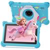 C idea Tablet per bambini, tablet da 7 pollici per bambini, tablet Android 13 per bambini da 3 a 7 pollici, memoria da 32 GB, WiFi, Bluetooth, controllo genitori, regalo perfetto per i bambini, Blu