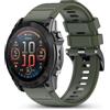 CHULN 26mm Silicone Cinturino per Garmin Fenix 8 51mm/Fenix 7X Pro/Fenix 7X/Fenix 6X/Fenix 6X Pro/Fenix 5X/Fenix 5X Plus, Regolabile Sportiva Cinturino di Ricambio per Smartwatch.(No host)