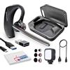Plantronics Cuffie Bluetooth Poly Voyager 5200 UC (7K2F3AA) Il pacchetto include: luce LED, cavo da tipo C a tipo A, auricolari piccoli, medi, grandi, custodia di ricarica, cavo di ricarica