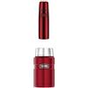 Thermos Light & Compact in Acciaio Inox, Rosso, 0,5 Litri + Thermos per Alimenti, Acciaio Inossidabile., Acciaio Inox, Rosso Mirtillo, 9,3 x 9,3 x 18,5 cm