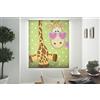 Blindecor Tenda avvolgibile traslucida Digitale, per Bambini, Girafa Love, 130 x 180 cm (W-I-07156)
