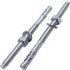 SKIR'CO (10 pz) Ancora a cuneo M12 x 140 mm, Tasselli in metallo, Bullone di ancoraggio per muratura, Ancora a espansione in calcestruzzo