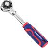 WORKPRO Chiave a Cricchetto da 1/4, Impugnatura a Cricchetto con Testa Snodabile a 270°, Cricchetto Piccolo da 150 mm, Sgancio Rapido, Chiave a Cricchetto Rotante a 90 Denti