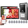TMEZON Videocitofono Wifi Smart con due Monitor Touchscreen M790,1080P Citofono Esterno con Telecamera,APP/Carta RFID Unlock, per 1 famiglia