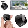 Generico Telecamera Spia Nascosta Wifi 1080P Interno con microregistrazione Mini telecamera con visione notturna e sensore per uso esterno/interno Spy Cam con Rilevamento di Movimento Controllo app
