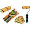 ToolSpace 10 Pezzi Rullo per Pittura - 11 cm Rulli Set Poliacryl con Pelo Lungo - Rulino per Verniciatura Verniciare - Ricambio con Manico per Porte - Kit Pitturare Pareti Interni Esterni - Superfici