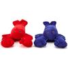 Zappi Co Set di peluche per bambini, a forma di animale, perfetto e morbido, per bambini, 23 cm, colore: rosso aragosta + blu aragosta