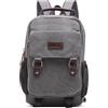 DEEVORCA Moda Tela Zaino Uomo Zainetto per 10.9 Pollici iPad Multiple Tasche Borsa a Tracolla Convertibile Borsa sul Petto Casuale Viaggio Scuola Quotidiano Lavoro Uomo Messaggero Sacchetto Grigio