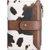 SENDEFN Portafoglio Donna Piccolo Portamonete con Blocco RFID per Carte Multipli Portamonete Donna in Pelle con Molti Scomparti