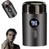 Generico Easy Trim Pro, Mini Rasoio Elettrico Per Intimo Uomo, Waterproof Shaver For Intimate Are Electric Beard Trimmer, Wet And Dry (grigio)