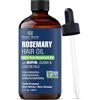 Botanic Hearth Olio di rosmarino puro al 100% per la crescita dei capelli, infuso con biotina, trattamento rinforzante per capelli, nutriente e volumizzante, con olio di jojoba e olio di ricino, non