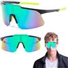 ZZRSYJ Occhiali sportivi Unisex, occhiali sole polarizzati sportivi, Occhiali da Ciclismo Bici, Ciclismo Polarizzati Ccchiali, per Ciclismo Corsa Pesca Guida Sport All'aperto (B)