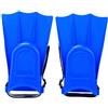 Akozon Auto Pinne da nuoto per bambini, 1 paio di pinne da allenamento per nuoto subacquee leggere in PVC Snorkeling Short (blu 25-30 yard) Pinne corte per allenamento da nuoto