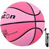 Senston Palla da Basket Taglia 6, Pallone Basket con Pompa per Donne e Ragazze