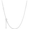 ChicSilver Catenina Argento 925 Donna, 1.1mm Catenina Argento Donna Lunga 50cm, Collana Catena Sottilissima Ragazza Amicizia, Idee Regalo per Compleanno Anniversario