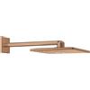 GROHE SET SOFFIONE DOCCIA GROHE RAINSHOWER SMARTACTIVE 310 CUBE A 2 GETTI ORO ROSA SPAZZOLATO