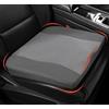 Lofty Aim Cuscino per seggiolino auto, comodo cuscino in memory foam per guida, sollievo da sciatica e lombare, cuscino per sedile auto, conducente, sedia da ufficio, sedia a rotelle (grigio scuro)