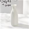 Qtuie Vaso Decorativo da Interno Vasi in Ceramica Bianco Vaso Fiori Decorazioni Casa Vaso per Fiori/Pampas da Interno,Centrotavola Moderno Design Decor per Matrimonio Cena Tavolo Partito Soggiorno Ufficio
