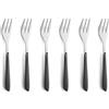 Kuppels 2294SLBS01AN6 Set di forchette da Dolce, Acciaio Inox, Grigio Ardesia