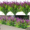 PANYI 12 Pezzi Fiori Artificiali Lavandafiori Fiori da Esterno Piante da Balcone Resistenti Alle Intemperie per Giardini Interni Decorazioni Floreali da Balcone O Progetti di Paesaggistica ecc