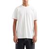 Armani Exchange Maglietta da uomo, a maniche corte, con logo in rilievo, bianco, bianco, M
