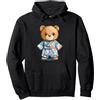 Kimono Teddy Bear Simpatico orsacchiotto che porta un tocco di ispirazione giapponese Felpa con Cappuccio