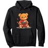 Kimono Teddy Bear Morbido orsacchiotto che dondola un costume tradizionale kimono Felpa con Cappuccio