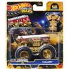 Hot Wheels: Monster Trucks macchinina campione con trofeo - 5 allarmi
