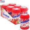 Perfetti Van Melle MENTOS PURE FRESH STRAWBERRY SUGARFREE CHEWING GUM GUSTO FRAGOLA | BOX DA 6 BARATTOLINI ROSSI