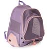 Camon Zainetto Trasportino Lilla Rosa per Cani e Gatti 34x22x42 cm