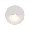 MAYTONI DECORATIVE LIGHTING Moderna Applique, Lampada da parete Esterno, Rotonda, Bianco, per Scale, Segnapassi, in Alluminio, Modulo LED incl. 3000k, 60lm, 3W, IP54