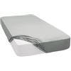 Mixibaby Lenzuolo con angoli elasticizzati in jersey, 100% cotone, 28 colori, dimensioni: 120 x 200 cm, colore: grigio chiaro