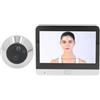 Sxhlseller Set di Telecamere per Spioncino Senza Fili, Telecamera per Spioncino per Citofono Digitale con Visione Notturna, Monitor a Colori 4,3 Pollici, Controllo APP