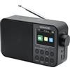 KENWOOD - CR-M30DAB - Radio sveglia, Dual Alarm, Bluetooth 5.0, 40 Stazioni memorizzabili - Nero