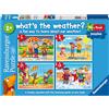 Ravensburger 3057 Weather My First Jigsaw Puzzle per bambini 2 anni in su (2, 3, 4 e 5 pz) giocattoli educativi perfetti e giocattoli per bambini