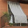 GEMITEX - Tenda da sole a caduta colore grigio e bianco - h290x150 cm