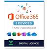 Microsoft Office 365 Pro Plus per Windows e Mac - 1 anno, 5 dispositivi.