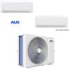 CLIMATIZZATORE DUAL 9+12 AUX BAXI A++A+BREEZELESS SIDERA MICROFORATO WI FI INTEGRATO GAS R-32 DC INVERTER ESTERNA AM2-H18/4DR3C