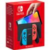 Nintendo Switch OLED 7 pollici 64GB Console Portatile Rosso Neon e Blu Neon