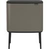 BRABANTIA PATTUMIERA BO TOUCH, 11 + 23 LT GRIGIO