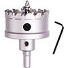 SYDARSYN Seghe a Tazza Punta in Carburo Frese a Tazza per Metallo, Punte per Trapano TCT per Acciaio Inossidabile, Lamiera, Metallo (60mm)
