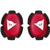 DAINESE Saponette PISTA KNEE SLIDER Rosso Bianco - DAINESE