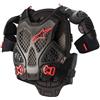 ALPINESTARS Pettorina A-6 CHEST PROTECTOR Nero Rosso - ALPINESTARS