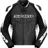 SPIDI Giacca Pelle TRACK WARRIOR Nero Bianco SPIDI