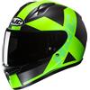 HJC Casco C10 TEZ Nero Verde Fluo HJC