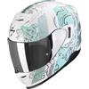SCORPION Casco EXO-520 EVO AIR FASTA Argento Azzurro SCORPION