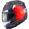 ARAI Casco RX-7 V EVO SAMURAI Blu Rosso ARAI