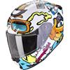 SCORPION Casco Bambino EXO-JNR AIR FUN Bianco Blu SCORPION