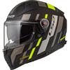 LS2 Casco FF811 VECTOR II TRON Nero Giallo Fluo LS2