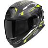 SCORPION Casco EXO-GT SP AIR AUGUSTA Giallo Fluo Nero Opaco SCORPION